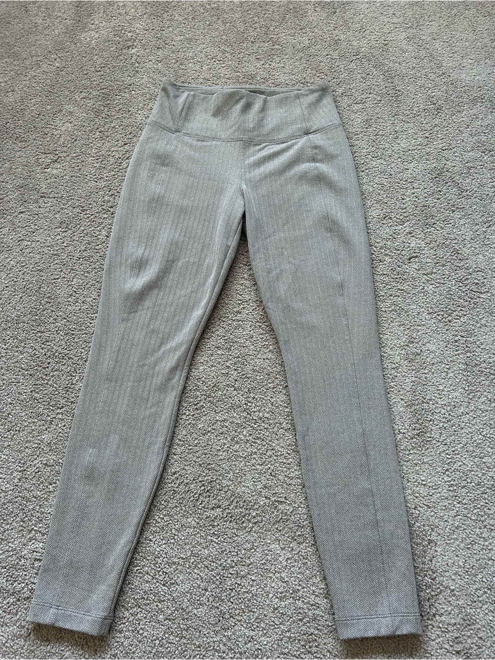 Athleta Women's High-Waist Gray Ponte Leggings